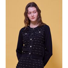 【八木アリサさん着用】FLOWER HIDE AND SEEK ニットジャケット