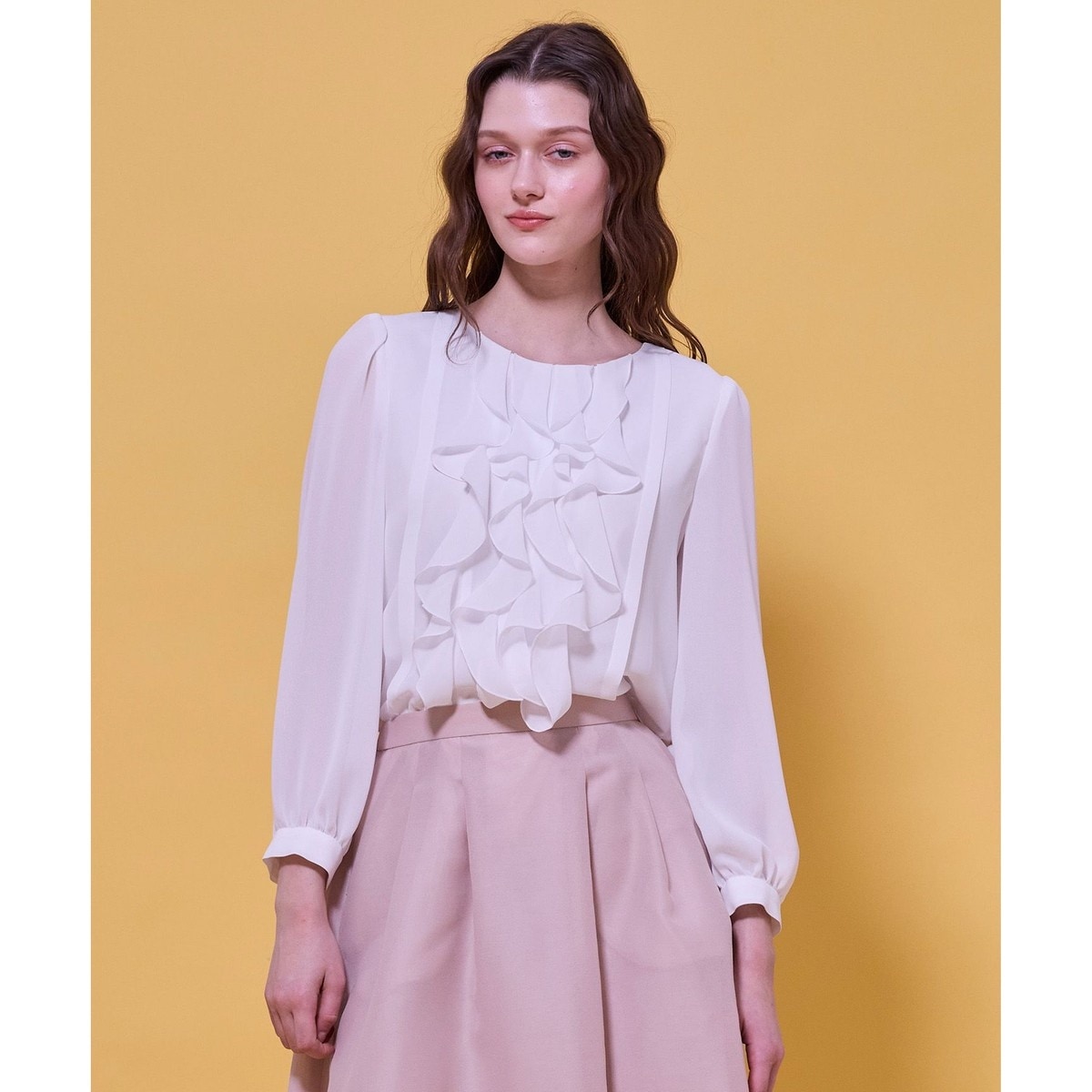 BOWTE/バウト 別注 ギンガムチェック フリルブラウス | イエナ(IENA