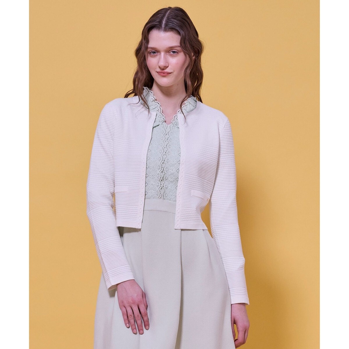 洗える！】AJISAI CREWNECK カーディガン | トッカ(TOCCA) | マルイ