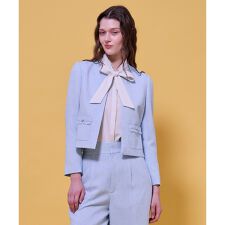 【宮本茉由さん着用】FROST MIST TWEED ジャケット