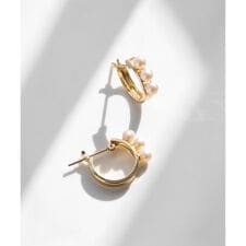 【WEB限定】TRILL PEARL PIERCED EARRINGS K10 淡水パール ピアス