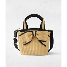 BIG RIBBON SUMMER POCHETTE かごバッグ