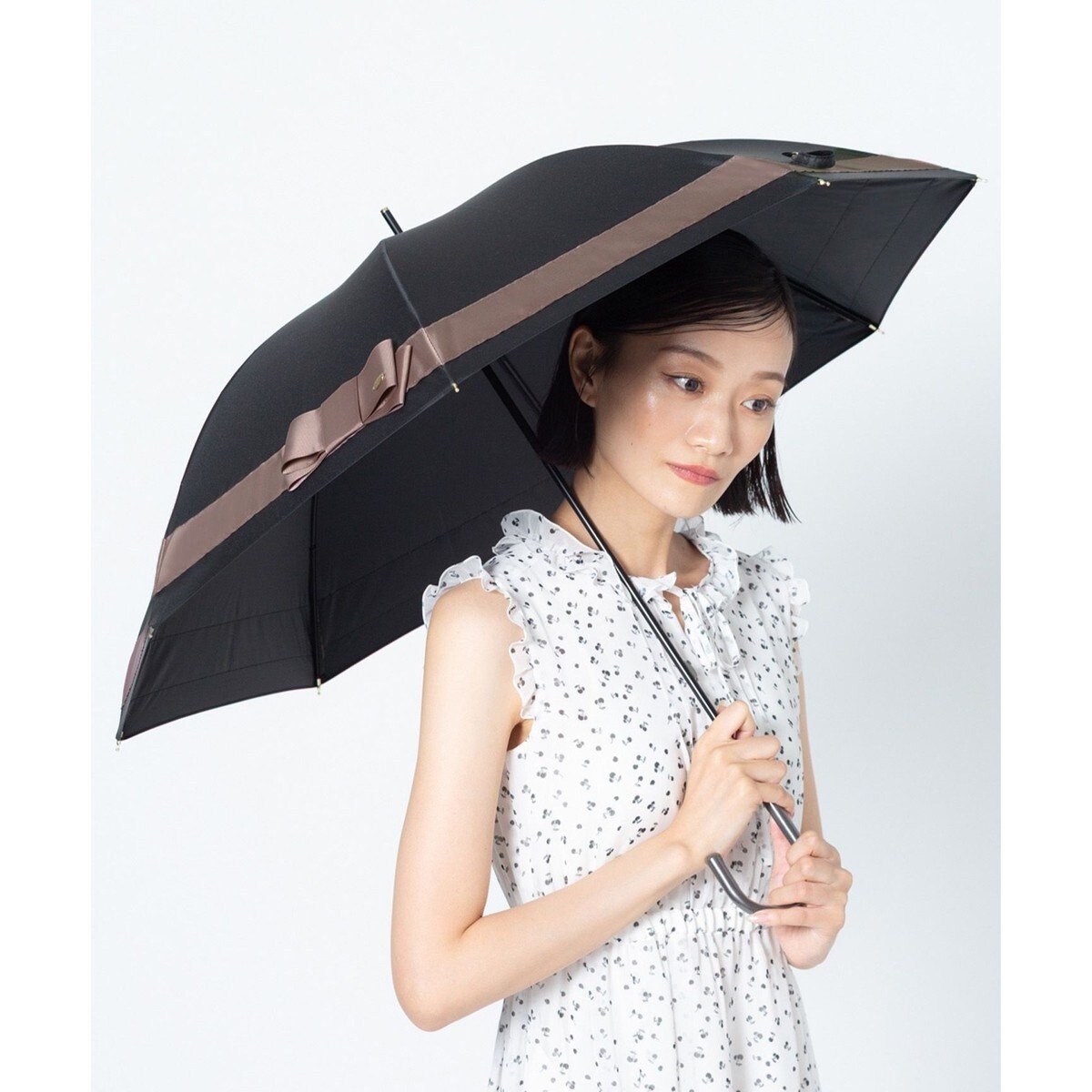 【晴雨兼用】 SIDE RIBBON UMBRELLA 長傘／トッカ　新品 晴雨兼用】SIDE RIBBON UMBRELLA 長傘 | トッカ(TOCCA) | マルイウェブ