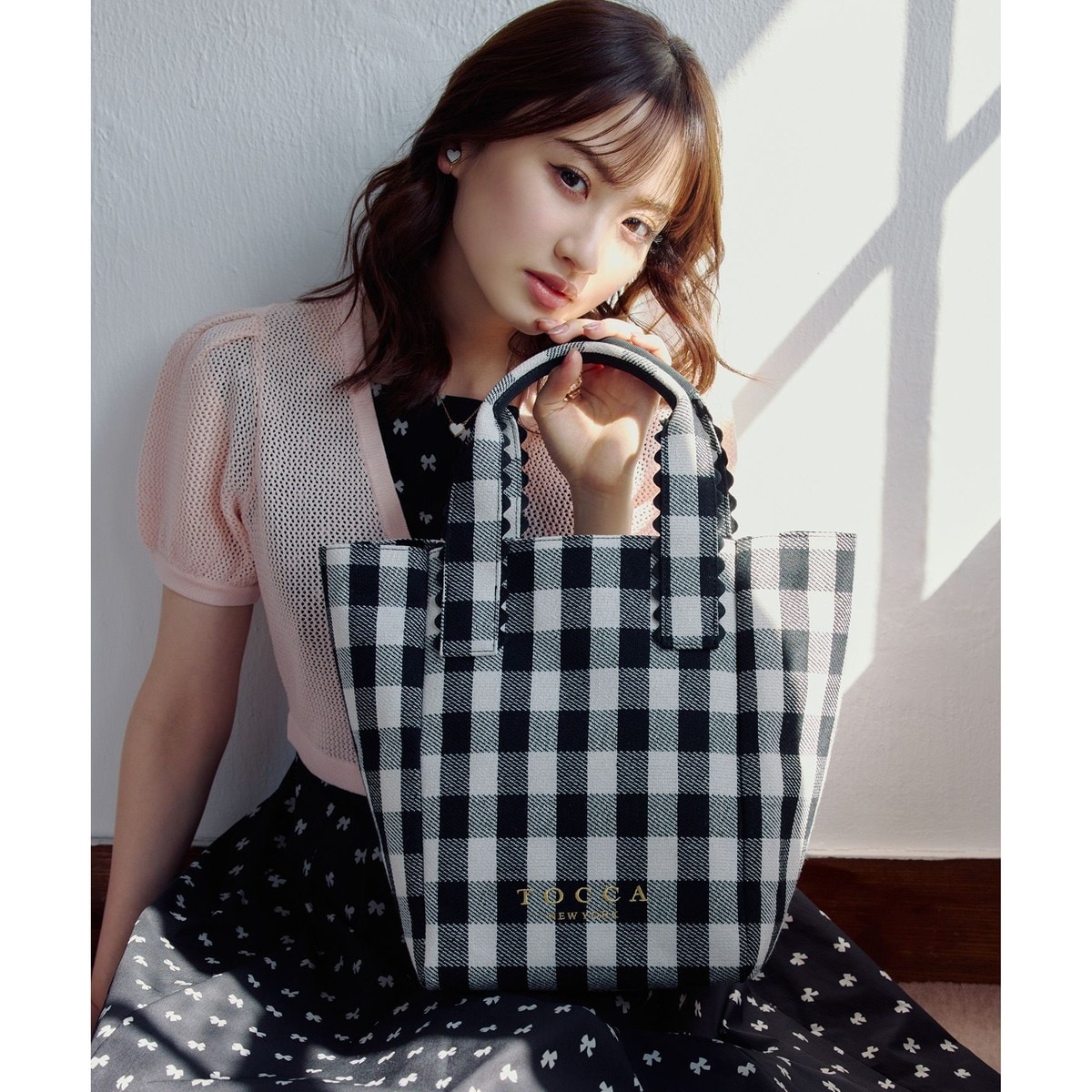 RYO cantate Shoulder Tote Bag トートバッグ WAVES HANDLE TOTE トートバッグ【星風まどかさん着用・WEB＆一部店舗