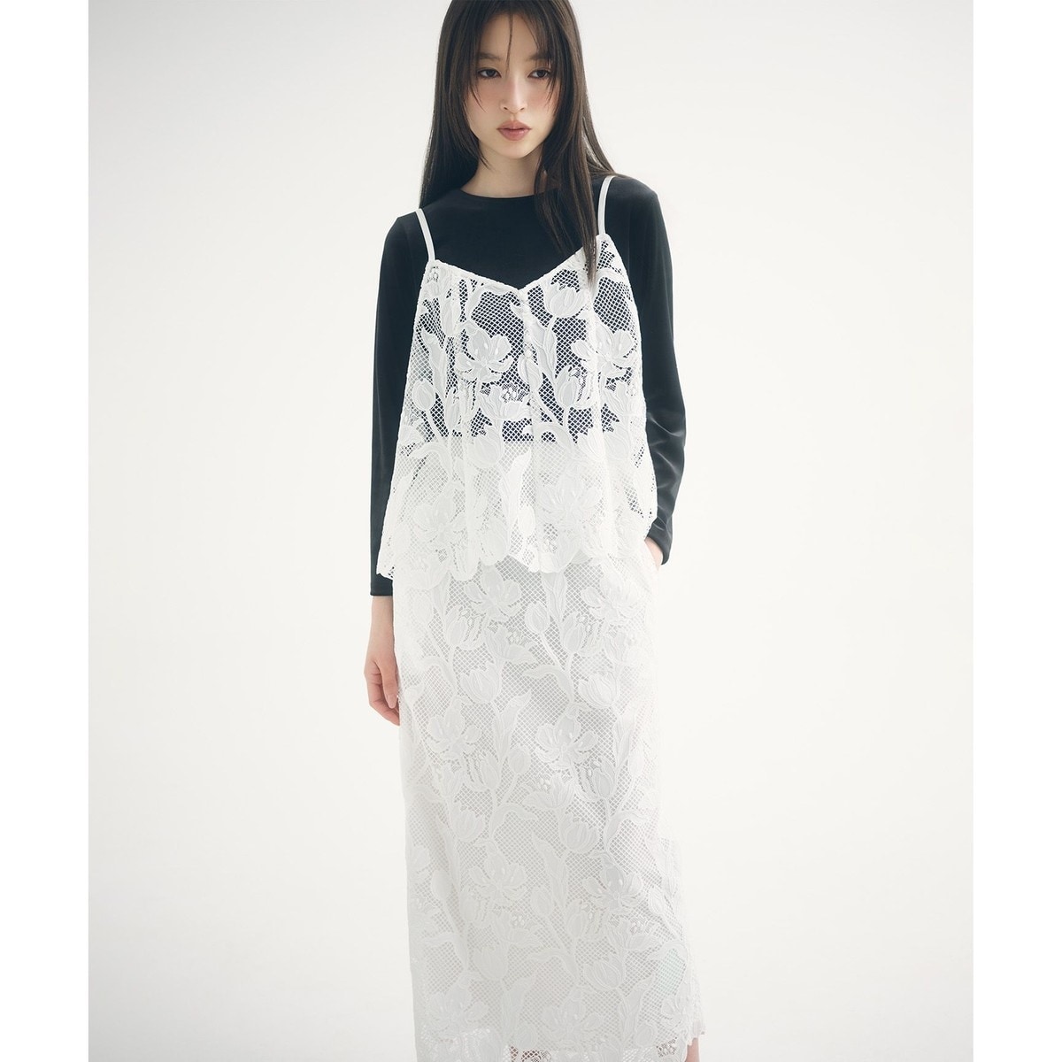 BOTANICAL LACE TULIP スカート | トッカ(TOCCA) | マルイウェブチャネル
