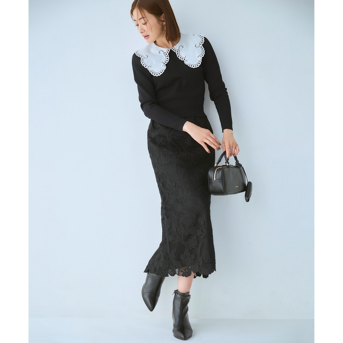 新品♡ページ限定sale♡トップスとスカートのトータル２６０００円のお品♡送料込 高垣麗子さん着用】BOTANICAL LACE TULIP スカート | トッカ(TOCCA