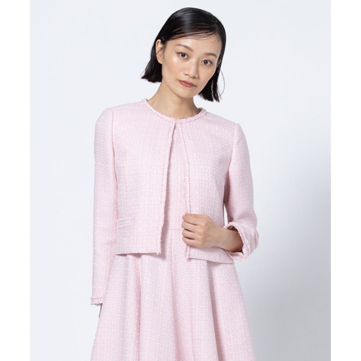 新品✨25SS 現行 トッカ フライフリーリー ノーカラージャケット ピンク 6 トッカ(TOCCA) レディース ノーカラージャケット の一覧 | マルイ