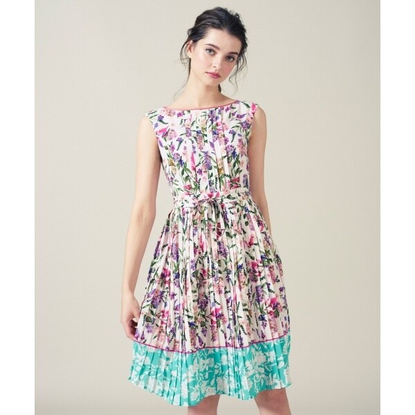 TOCCA ワンピース　20SS GARDEN GIRL プリーツドレス　0 洗える！】GARDEN GIRL プリーツドレス | トッカ