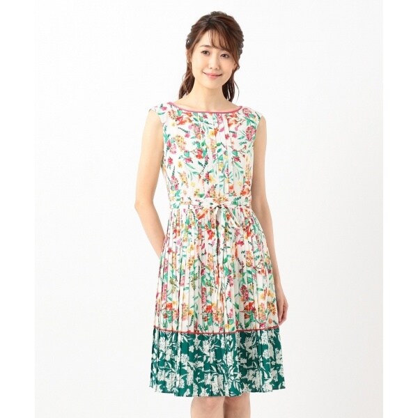 TOCCA ワンピース　20SS GARDEN GIRL プリーツドレス　0 洗える！】GARDEN GIRL プリーツドレス | トッカ