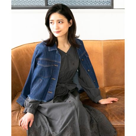 TOCCA LAVENDER】Zero Cotton Denim デニムジャケット | トッカ(TOCCA 