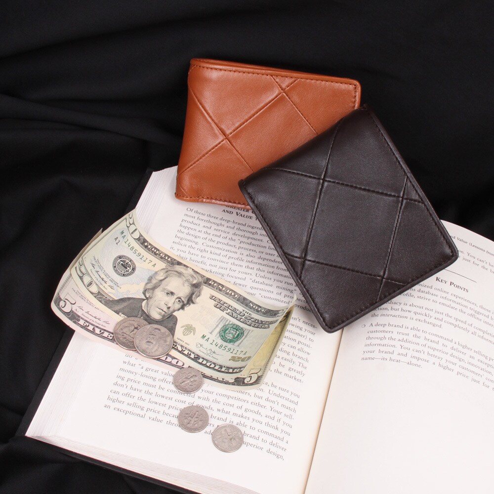 ピー・アイ・ディー（PID）/【PID】アップサイクルレザーを使用した上品な二つ折り財布 PID】アップサイクルレザーを使用した上品な二つ折り財布 | ピー・アイ