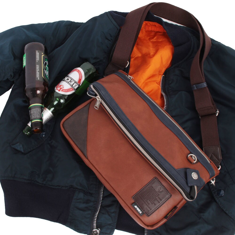 アヴィレックス（AVIREX）/【AVIREX】フェイクレザー３WAYショルダー AVIREX】フェイクレザー3WAYショルダー | アヴィレックス(AVIREX