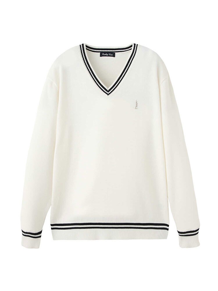 イーストボーイ（EAST BOY）/Venus 綿プルオーバー〈12G〉【スクール】【学生】【通学】【学校】 Venus 綿プルオーバー〈12G/ライン入り〉【スクール】【学生】【通学