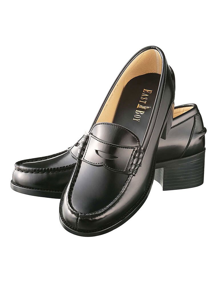 イーストボーイ（EAST BOY）/ヒールローファー〈3E〉【スクール】【学生】【通学】【学校】 ヒールローファー〈3E〉【スクール】【学生】【通学】【学校