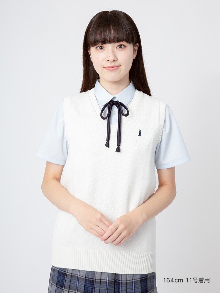 Venus オックスフォードシャツ〈ボタンダウン〉【スクール】【学生】【通学】【学校】 Venus オックスフォードシャツ〈ボタンダウン〉【スクール