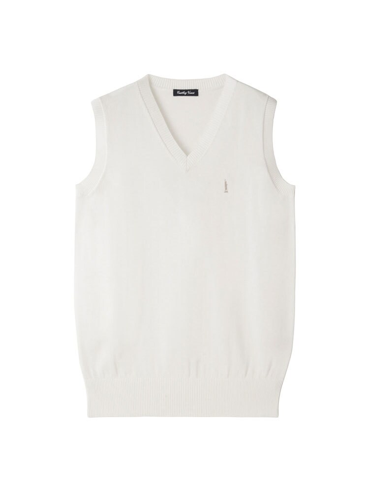 pois ニットベスト　ホワイト レギュラーフィット プルオーバーベスト - ホワイト - Men | H&M JP