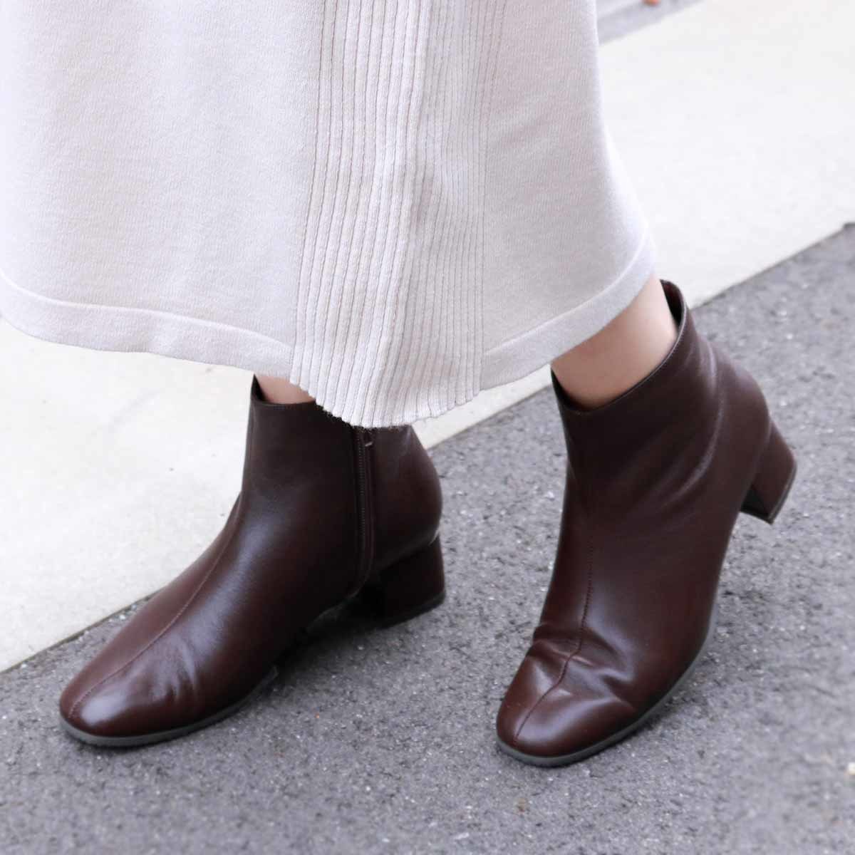 MODELLO 【撥水仕様】ソフトレザー ショートブーツ | モデロ(MODELLO