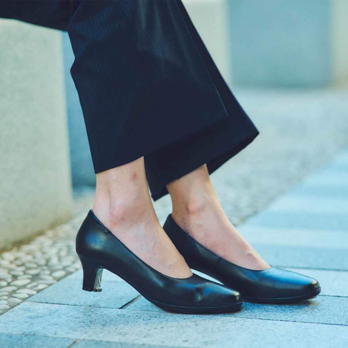 MODELLO スクエアトゥベーシックベーシック5.0cmパンプス | モデロ