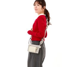 【ザ キューブ オブ エフ】ウォーカー　お財布機能付きミニショルダーバッグ