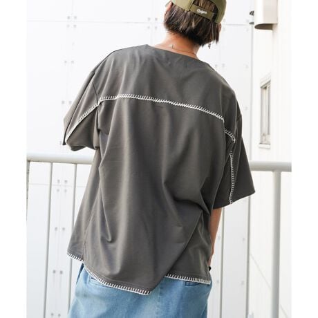 monkey time＞ TC TWILL WORK あわただしく SHIRT/ワークシャツ 