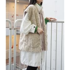 ヴァンスエクスチェンジ(VENCE EXCHANGE)のボアベスト付き4WAYモッズコート