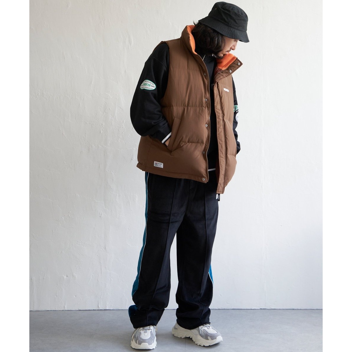 VISION STREET WEAR ヴィジョンストリートウェア中綿ナイロンベスト