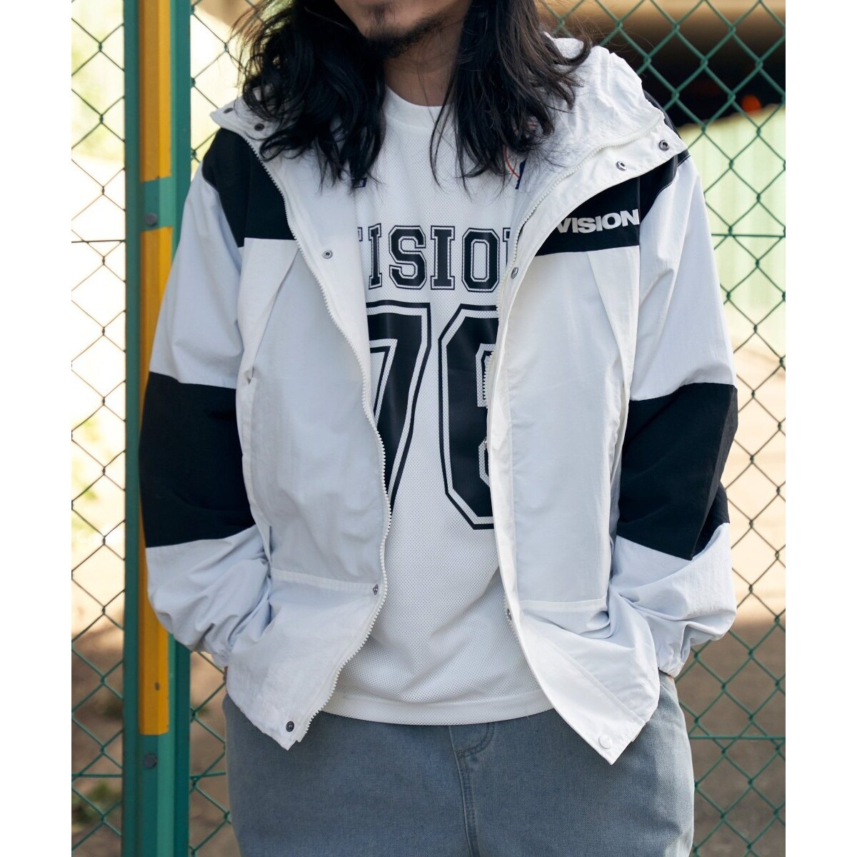 VISION STREET WEAR ヴィジョンストリートウェア フードナイロン