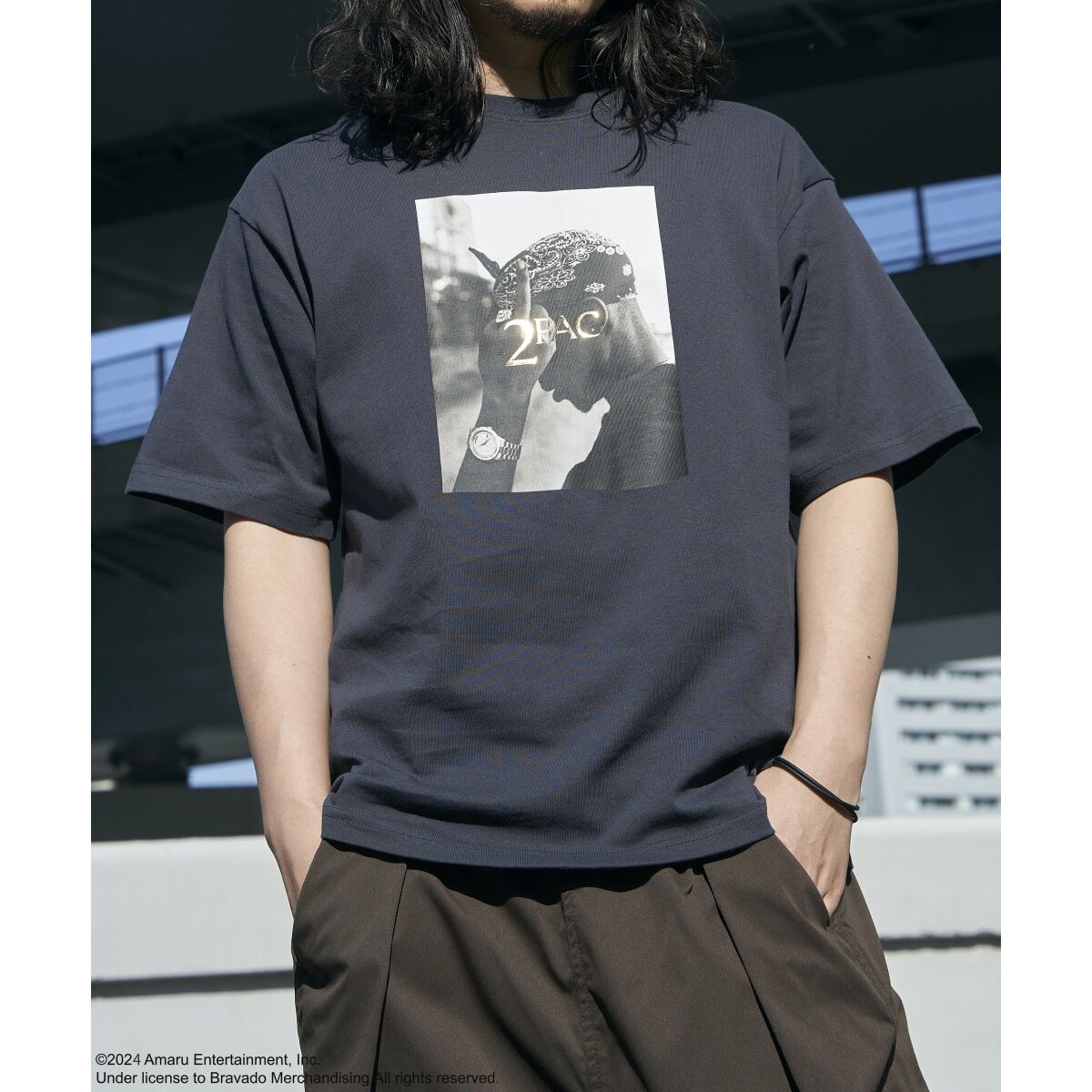 2PAC 2パック フォトTシャツ | ヴァンスエクスチェンジ(VENCE EXCHANGE