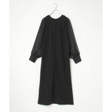 2WAY袖オーガンジーワンピース