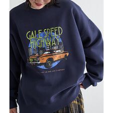 ヴァンスエクスチェンジ(VENCE EXCHANGE)のレトロカープリントスウェット