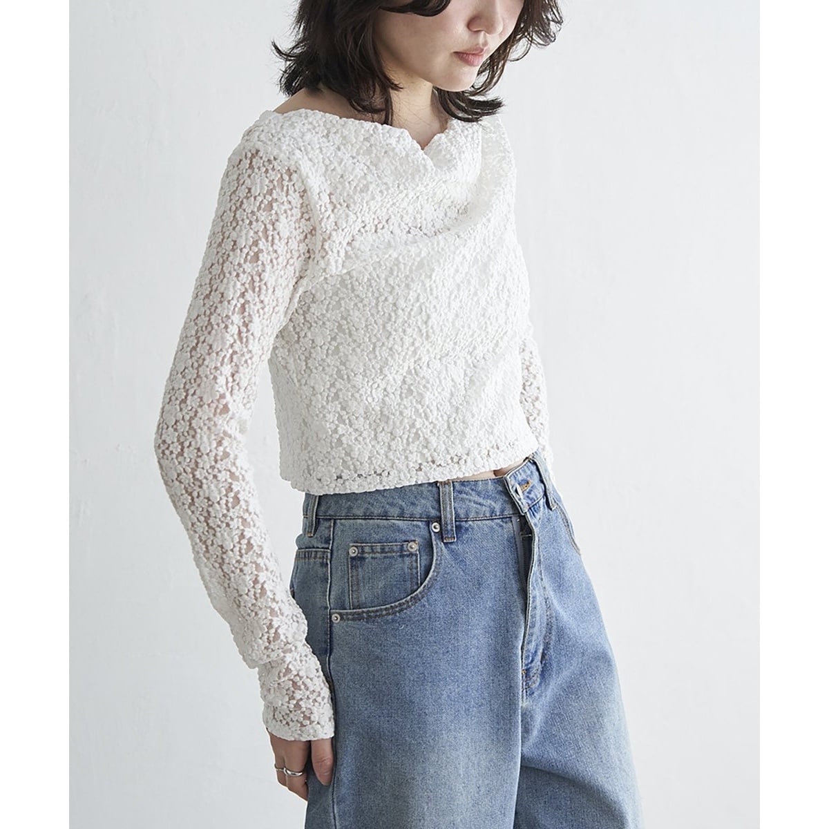 ミッソーニレディースレーストップス♡新品未使用♡① 前後2WAYレースタンクトップ【洗濯機洗い可】（タンクトップ