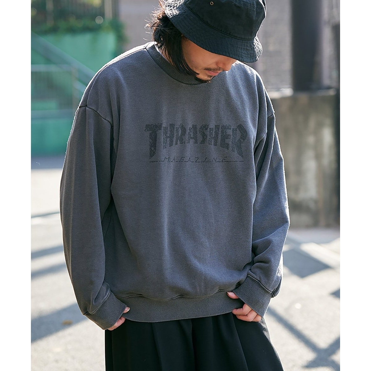 THRASHER スラッシャー ピグメントスウェット