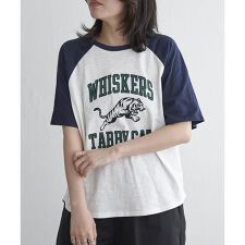 WHISKERSラグランT