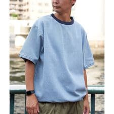 ヴァンスエクスチェンジ(VENCE EXCHANGE)のデニムTシャツ