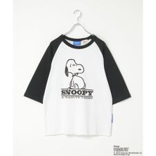 PEANUTS ピーナッツ SNOOPY スヌーピー TP ビンテージラグランTシャツ
