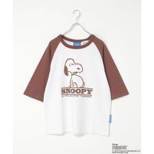PEANUTS ピーナッツ SNOOPY スヌーピー TP ビンテージラグランTシャツ