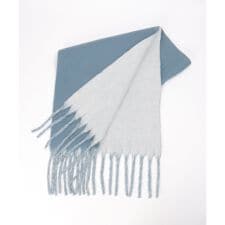 無地バイカラーマフラー