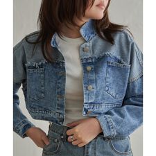 クロップド丈Gジャン