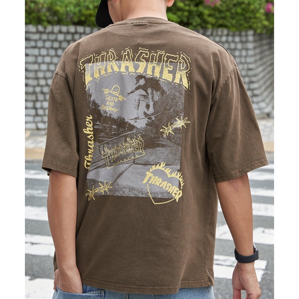 THRASHER ／スラッシャー】ピグメントフォトプリントT | ヴァンス