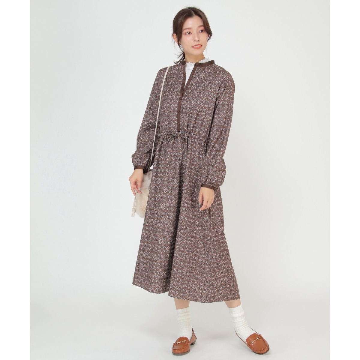 マーリエVERY 10月号掲載ドットフロッキージャンパースカートのみ