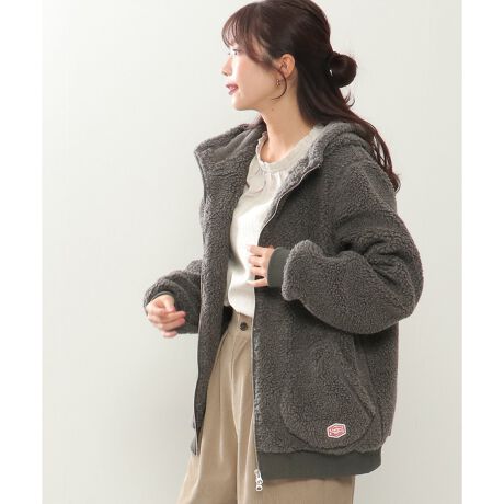 Vincent et Mireille バンソンエミレイユ BOA ZIP PARKA | LBC 