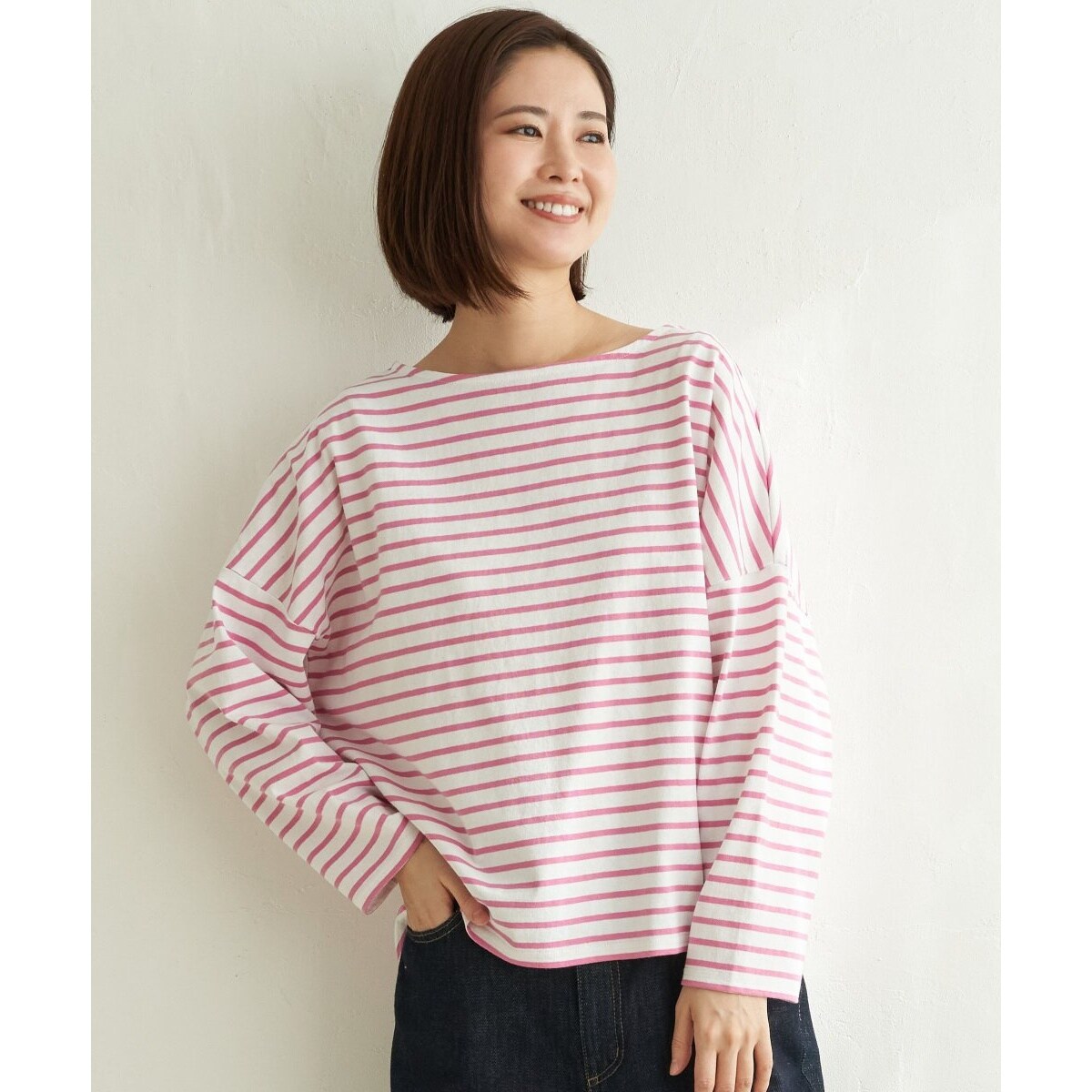 ボーダーBOXシルエットロンT | LBC | マルイウェブチャネル