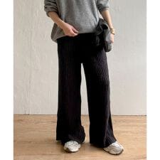 プリーツイージーパンツ