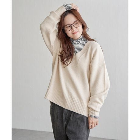 [^ԁF26180622]CgVlbNŁAꖇłf̂jbgvI[o[BnClbÑCi[킹郌C[hR[f߂łByfށzӂ炩ȃ~hQ[WByfUCzCg̐[VlbNłBy|Cgz񌳂XbLĂVlbNjbgBVlbN̓CgŃfUCANZgɂĂ܂B݂̎dV̐[\Bقǂ悭Ƃ̂VGbgƁA[߂VlbNŔ钅Ȃł܂Bm@n̍ۂ̓lbggpĂmfTCYn@164cmmpTCYn@MTCY