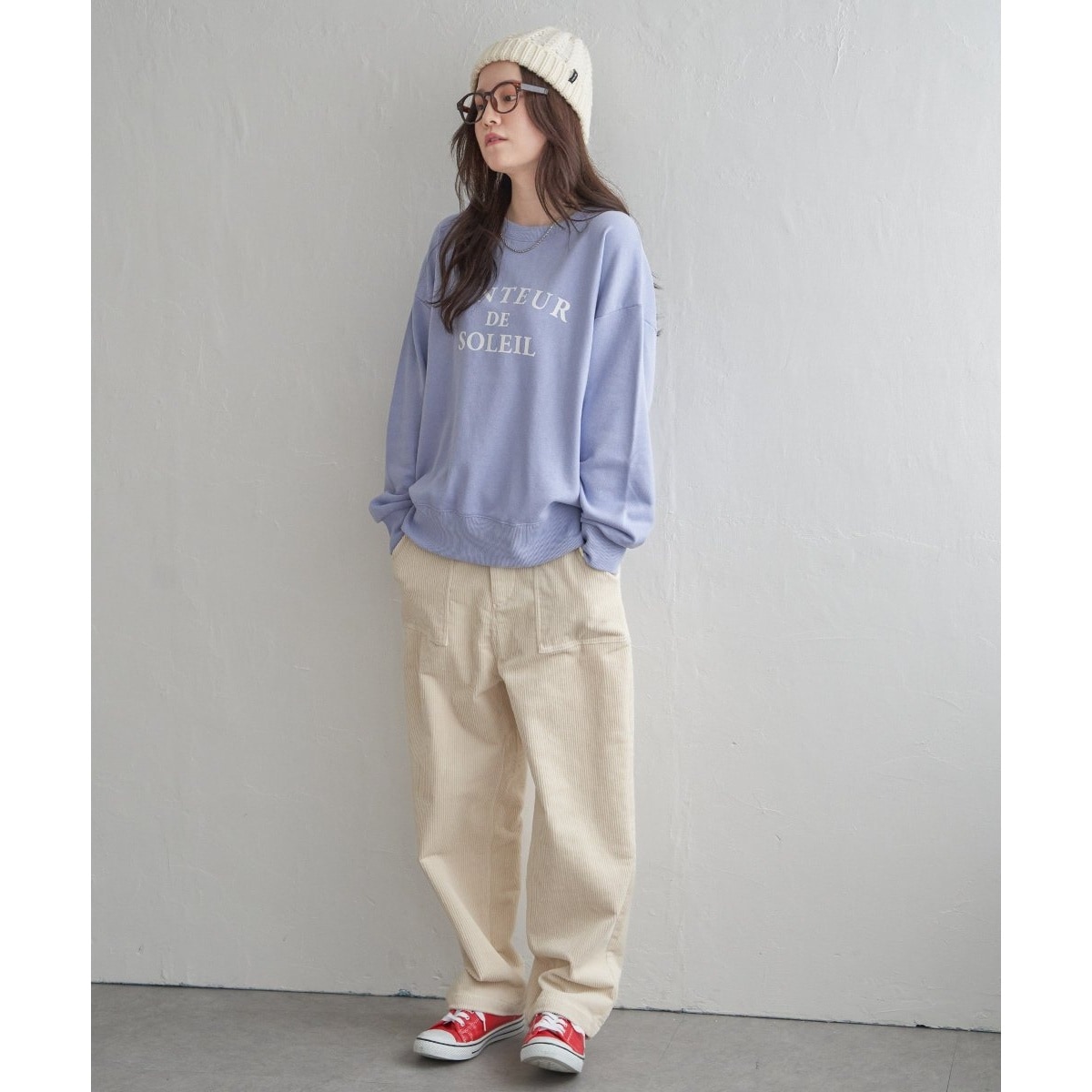 URBAN RESEARCH DOORS / アーバンリサーチ ドアーズ 『UR GREEN』ミニ裏毛変形プルオーバー URBAN RESEARCH DOORS 【アーバンリサーチドアーズ】『UR GREEN