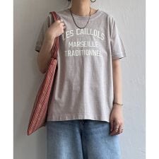 製品染めプリントTシャツ