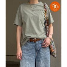 ミニロゴ刺繍Tシャツ