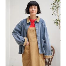 コール切り替えデニムジャケット