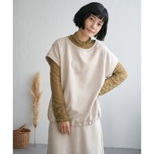 スエードポンチベストプルオーバー