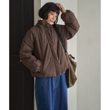インフルエンサー着用】スタンドネックワッシャー中綿ブルゾン | LBC 